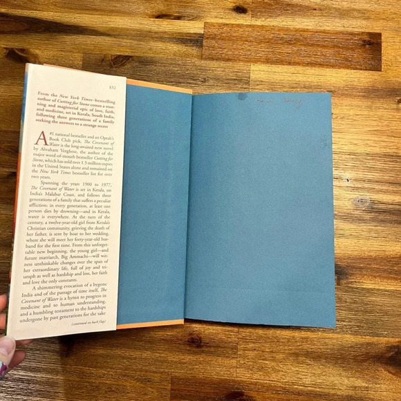 The Covenant of Water a novel by Abraham Verghese Oprah’s Book Club 2023 - Picture 2 of 5